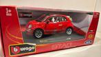 Fiat 500 c Bburago 1.24, Hobby en Vrije tijd, Modelauto's | 1:24, Ophalen of Verzenden, Bburago, A, A