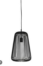 2 x hanglamp Rilanu Light & Living zwart metaal draadlamp, Ophalen of Verzenden, Metaal, Zo goed als nieuw