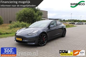 Tesla Model 3 PERFORMANCE AWD 75 kWh dual motor 462pk chrome beschikbaar voor biedingen