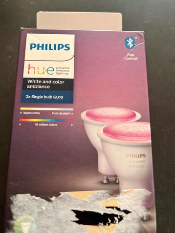 Philips Hue GU10 White & Ambiance (Geen color!) beschikbaar voor biedingen