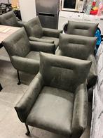 6 Grandino eetkamerstoelen Löwik - z.g.a.n., Huis en Inrichting, Stoelen, Ophalen, Zo goed als nieuw, Metaal, Grijs