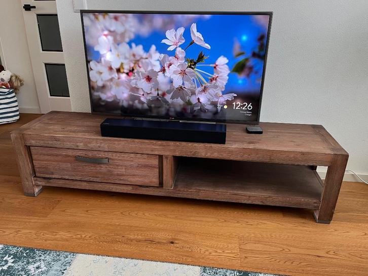 TV meubel, Boskant, H40 x B 170 x D40, Huis en Inrichting, Kasten | Televisiemeubels, Zo goed als nieuw, Minder dan 100 cm, 150 tot 200 cm