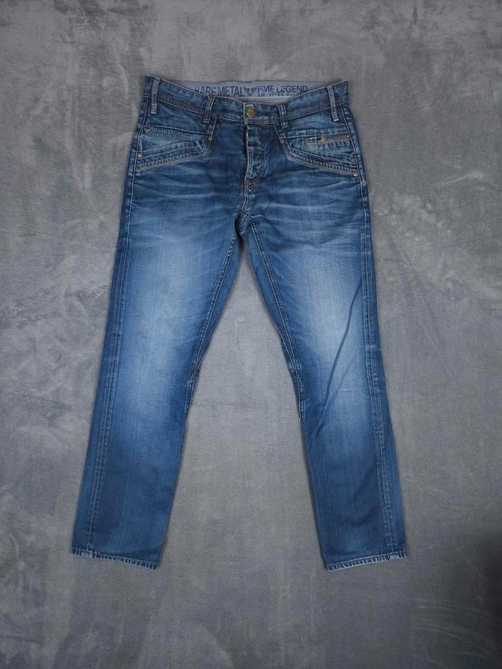 PME Legend Broek Bare Metal W33 L34 Regular Fit Blauw, Kleding | Heren, Spijkerbroeken en Jeans, Zo goed als nieuw, W33 - W34 (confectie 48/50)