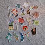 Stickers - Bloemen/planten (19 stuks), Nieuw, Meerdere stickers, Verzenden