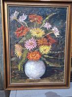 Olieverf op doek – bloemenstilleven met lijst (45 x 35 cm), Ophalen