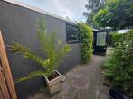 prefab garage, bijgebouw met luxe kunststof kozijn., Ophalen, Gebruikt