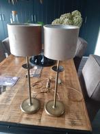 Mooie lampen met velvet kap en meer 7.50 pst, Huis en Inrichting, Lampen | Tafellampen, Ophalen, Zo goed als nieuw
