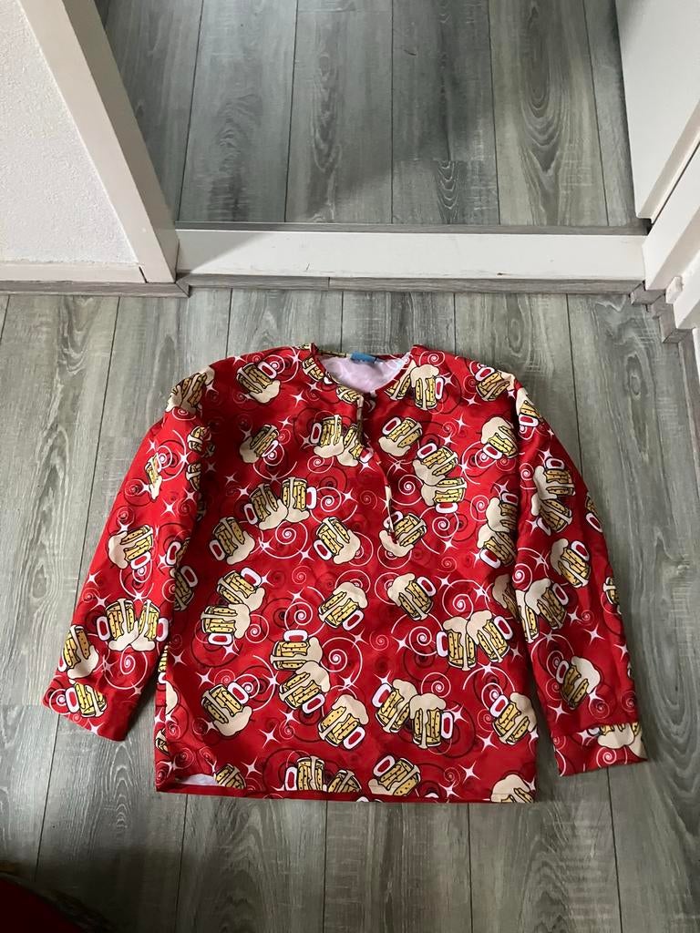 PartyMix Shirt - Carnaval thema - Maat S, Kleding | Heren, Carnavalskleding en Feestkleding, Carnaval, Ophalen of Verzenden, Zo goed als nieuw