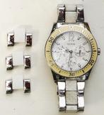 Guess Dames polshorloge, nr W15067L2, in goede lopende staat, Staal, Gebruikt, Staal, Guess