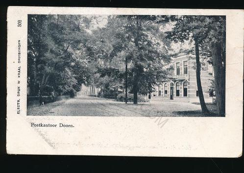 Doorn – Postkantoor - KRST005-3127, Verzamelen, Ansichtkaarten | Nederland, Ongelopen, Utrecht, Voor 1920, Verzenden