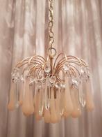 Klein hanglampje met glastranen, Ophalen of Verzenden