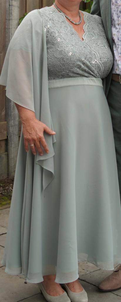 Jurk, maat 48, merk Swing, Kleding | Dames, Gelegenheidskleding, Zo goed als nieuw, Maat 46/48 (XL) of groter, Ophalen of Verzenden