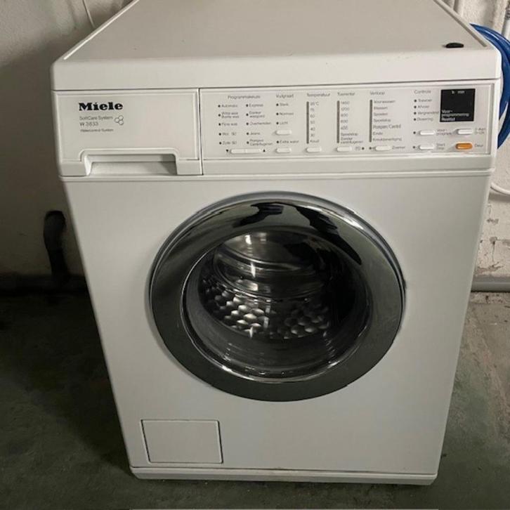 gratis af te halen Miele w3833 wasmachine, Witgoed en Apparatuur, Wasmachines, Gebruikt, Voorlader, 4 tot 6 kg, 85 tot 90 cm, 1200 tot 1600 toeren