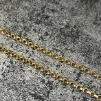 14k gouden ketting jasseron schakel model, Ophalen of Verzenden, Nieuw, Goud