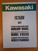 Werkplaatshandboek Kawasaki FC150V OHV, Ophalen of Verzenden, Gelezen, Tractor en Landbouw