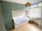 Ikea Hemnes bed met onderschuifbed en kastombouw, Huis en Inrichting, Slaapkamer | Bedden, Ophalen, 80 cm, 200 cm, Hout