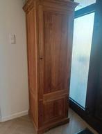 Teak houten hoge kast/ computermeubel, Huis en Inrichting, Kasten | Computermeubels, Ophalen, Zo goed als nieuw, 170 cm of meer