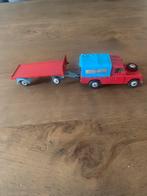 Corgi toys Landrover defender met platte trailer, Ophalen of Verzenden, Gebruikt