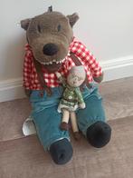 Ikea wolf en oma knuffel, Kinderen en Baby's, Speelgoed | Knuffels en Pluche, ., Overige typen, Ophalen of Verzenden, Zo goed als nieuw