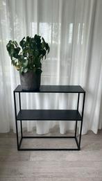 Sidetable, zwart, Ophalen, 50 tot 100 cm, Zo goed als nieuw, 25 tot 50 cm