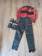 Dames Damen Leather Motorpak - Vintage Rood/Zwart - Maat S, Damen Leathers, Ophalen of Verzenden, Overall, Dames