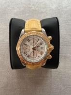 Breitling Evolution Rosé Goud/Staal full set, Ophalen, Leer, Breitling, Polshorloge