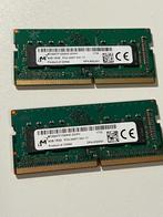 Micron 8GB (2x8GB) DDR4 2400MHz RAM, Gebruikt, Ophalen of Verzenden, 2400 MHz, Laptop