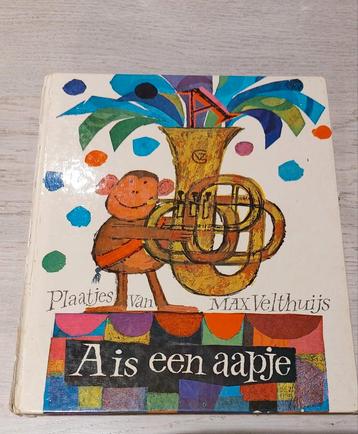 A is een aapje. Max Velthuijs 2e druk 1973. Oud kinderboek. beschikbaar voor biedingen