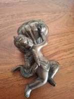 Bronzen wijwater bakje., Ophalen of Verzenden