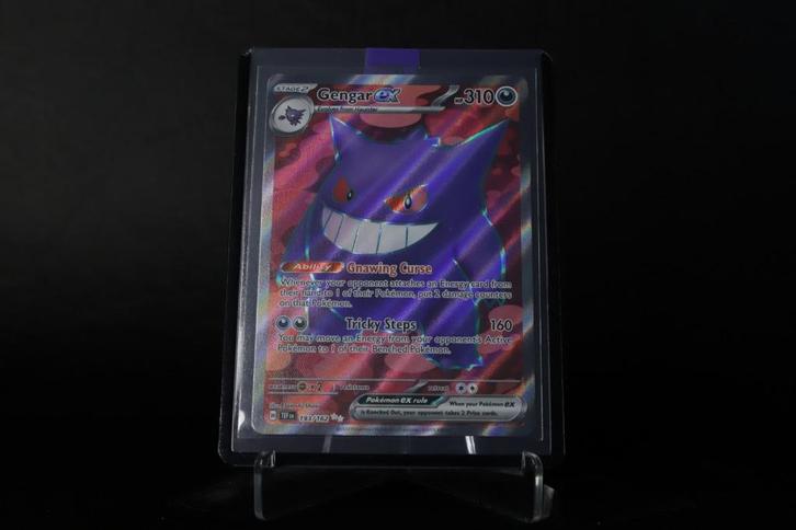 Gengar ex (2024) – Temporal Forces 193/162 – Full Art Rare, Hobby en Vrije tijd, Verzamelkaartspellen | Pokémon, Nieuw, Ophalen