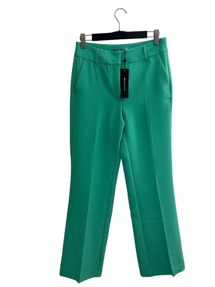 Expresso broek NIEUW S, Kleding | Dames, Broeken en Pantalons, Nieuw, Maat 38/40 (M), Groen, Lang, Ophalen of Verzenden