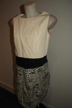 Natan Edition 5 mooie jurk lijfje room rok in print mt 40, Kleding | Dames, Jurken, Maat 38/40 (M), Overige kleuren, Verzenden