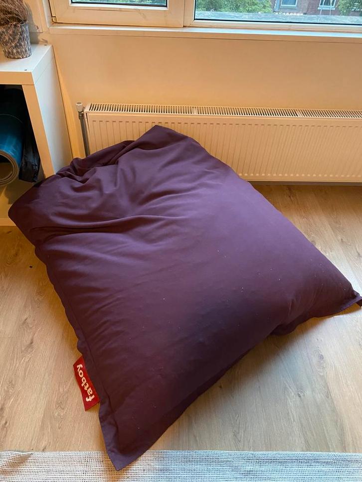 Zitzak Fatboy originak Purple, Huis en Inrichting, Zitzakken, Gebruikt, Zitzak, Paars, Ophalen