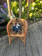 Antiek rieten kinder fauteuil uit Frankrijk., Ophalen, Gebruikt, Minder dan 75 cm, Riet of Rotan