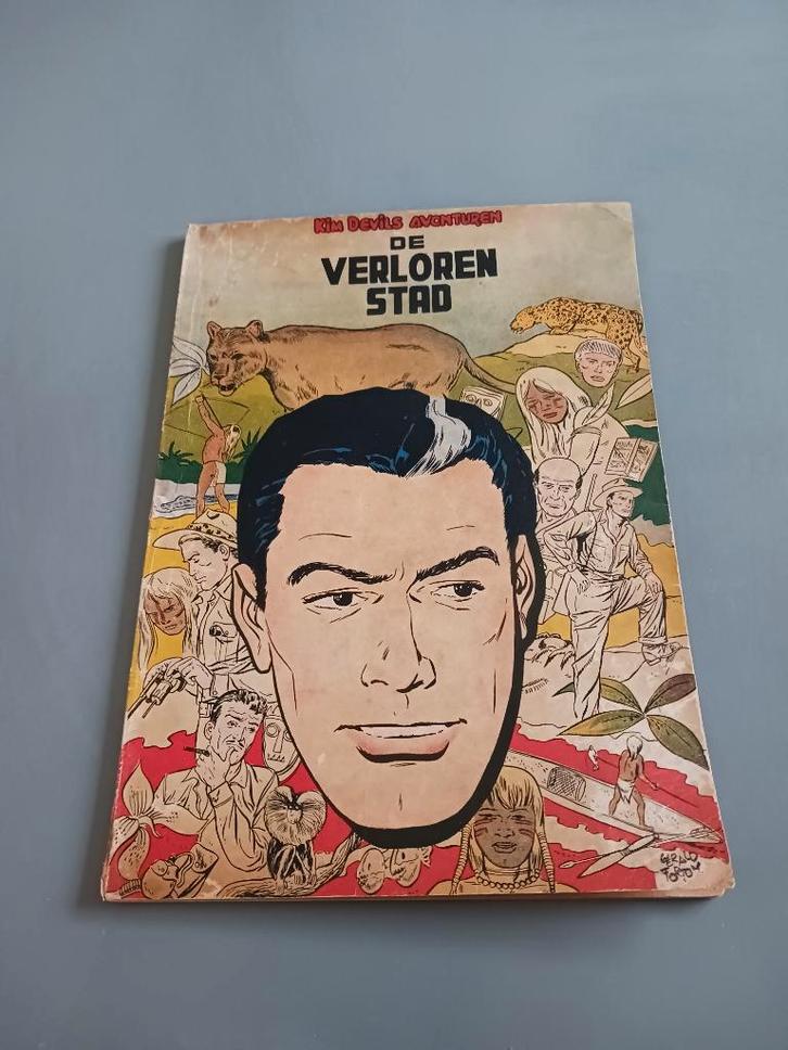 Kim Devil, de Verloren Stad, 1ste druk, goede staat, Boeken, Stripboeken, Gelezen, Eén stripboek, Ophalen of Verzenden
