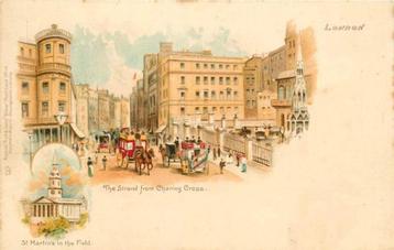 (381-210-053) London The Strand from Charing Cross beschikbaar voor biedingen