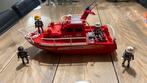 Playmobil brandweerboot, Ophalen of Verzenden, Zo goed als nieuw