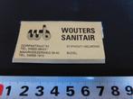 sticker stiphout helmond budel wouters sanitair folie *, Verzamelen, Ophalen, Zo goed als nieuw