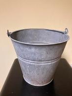 Zinken emmer, Ophalen of Verzenden, Gebruikt, IJzer, Met handgreep