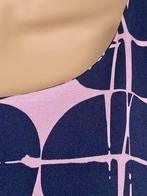 J542 Expresso maat 42=L jurk d-blauw/lila jurkje, Kleding | Dames, Maat 42/44 (L), Ophalen of Verzenden, Zo goed als nieuw, Knielengte