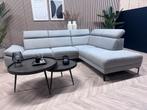 Montel Modena Hoekbank - Grijs - 270 x 210, Ophalen, 250 tot 300 cm, Hoekbank, Zo goed als nieuw