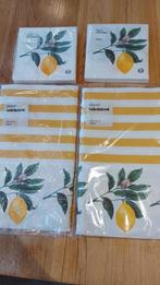 Citroen tafelkleden en servetten NIEUW Blokker, Ophalen of Verzenden, Nieuw, Rechthoek