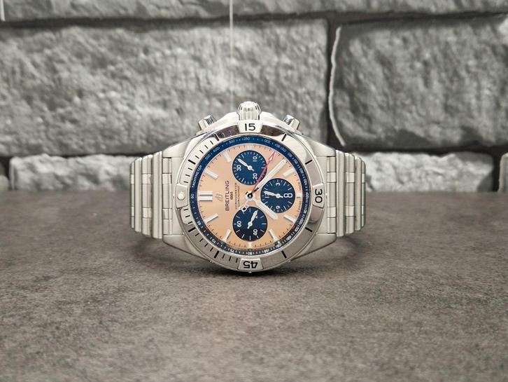 Breitling Chronomat B01 42mm full set, extra band., Sieraden, Tassen en Uiterlijk, Horloges | Heren, Zo goed als nieuw, Polshorloge