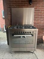 Pelgrim 6 pits gasfornuis 90 CM, Witgoed en Apparatuur, Fornuizen, Ophalen, 60 cm of meer, Zo goed als nieuw, Gas