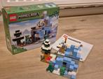 LEGO Minecraft The Frozen Peaks (21243) - Nieuwstaat, Ophalen of Verzenden, Zo goed als nieuw, Complete set, Lego