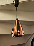 De druppel Werner Schou.... Zwart met koperen hanglamp, Gebruikt, Vintage, Ophalen of Verzenden, Minder dan 50 cm
