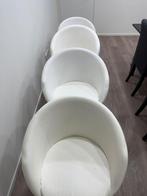 4 Ikea Skruvsta bureaustoelen, Huis en Inrichting, Bureaustoelen, Ophalen, Gebruikt, Wit, Bureaustoel