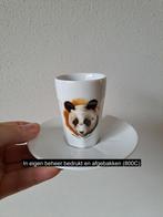 Kop en schotel met Panda kop, porselein D12.5xH8cm, Ophalen of Verzenden