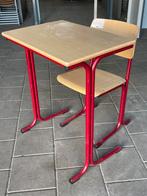 28 Schooltafels en 36 Schoolstoelen Galvanitas, Ophalen, Gebruikt, Galvanitas, Rood