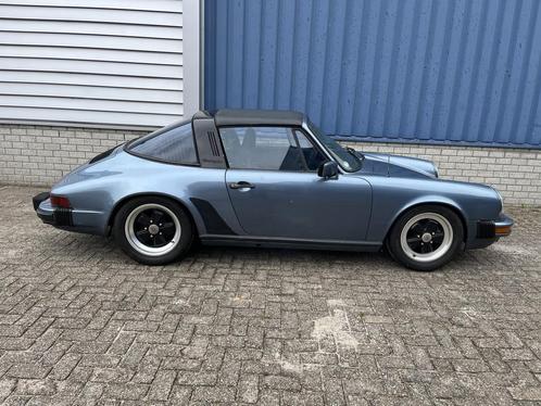Porsche 911 Carrera targa (bj 1984), Auto's, Porsche, Bedrijf, Te koop, Metallic lak, Benzine, Cabriolet, Handgeschakeld, Blauw